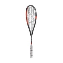 Dunlop Rakieta do Squasha Sonic Core Revelation Pro Lite 125g/z wyważeniem na rączkę czarna/czerwona - naciągnięta -